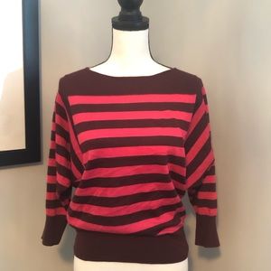 Striped Loft Boatneck Sweater
